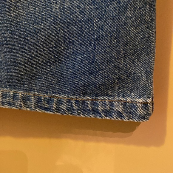 Vintage stone washed denim a-line skirt by Marithe Francois Girbault. - Picture 5 of 10